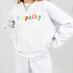 Mayfair EMPATHY ALWAYS Grey Crewneck